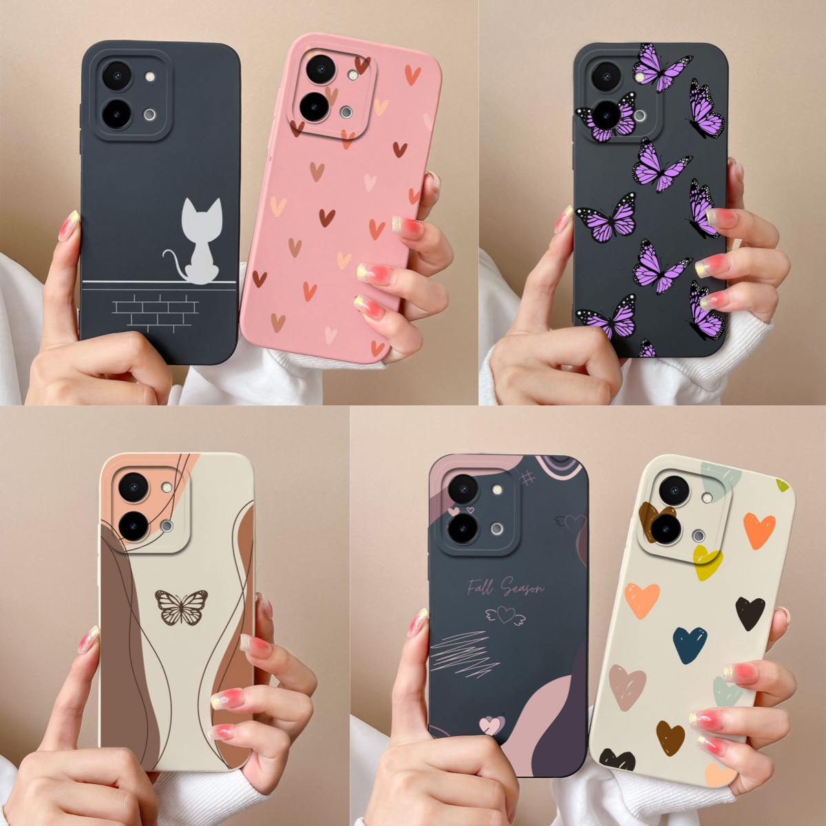 Vivo Y28 - حافظة لهاتف Vivo Y28 Y28S على