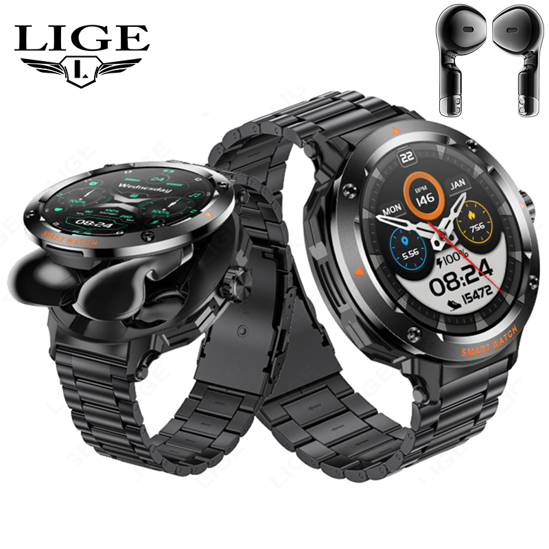 Smartwatch Headset - جديد الرجال 2 في 1 سماعة