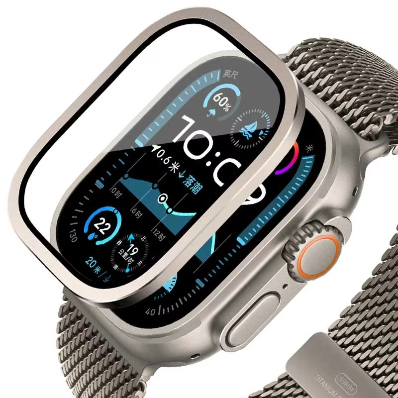 Smartwatch Straps & Accessories - زجاج مقسى لساعة أبل الترا 49