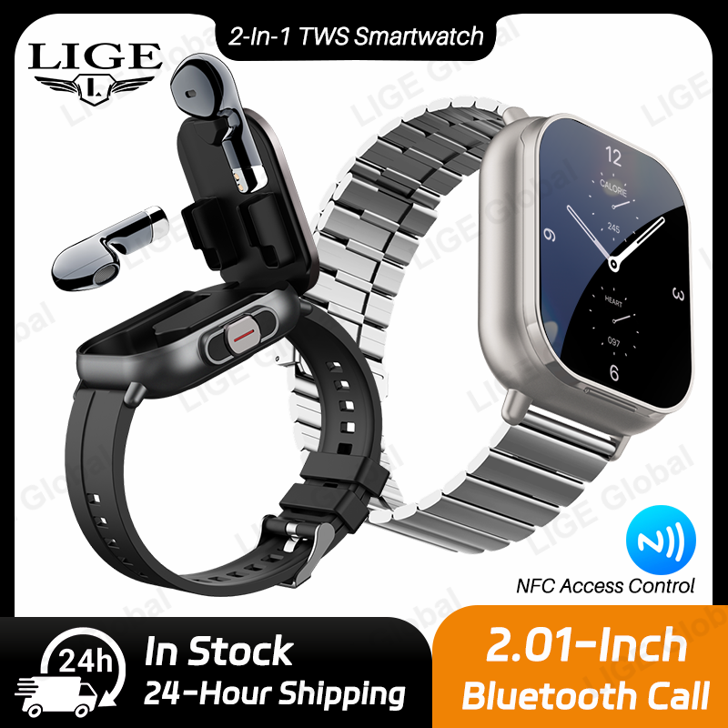 Smartwatch Headset - ساعة ذكية LIGE TWS 2 في