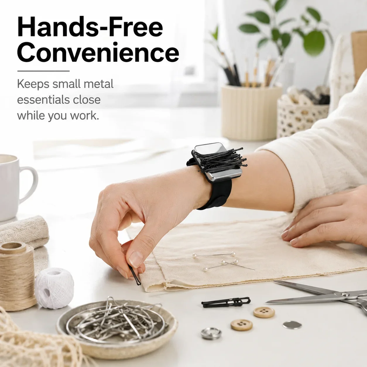 Smartwatch Straps & Accessories - سوار ساعة مغناطيسي، حزام معصم بمشبك