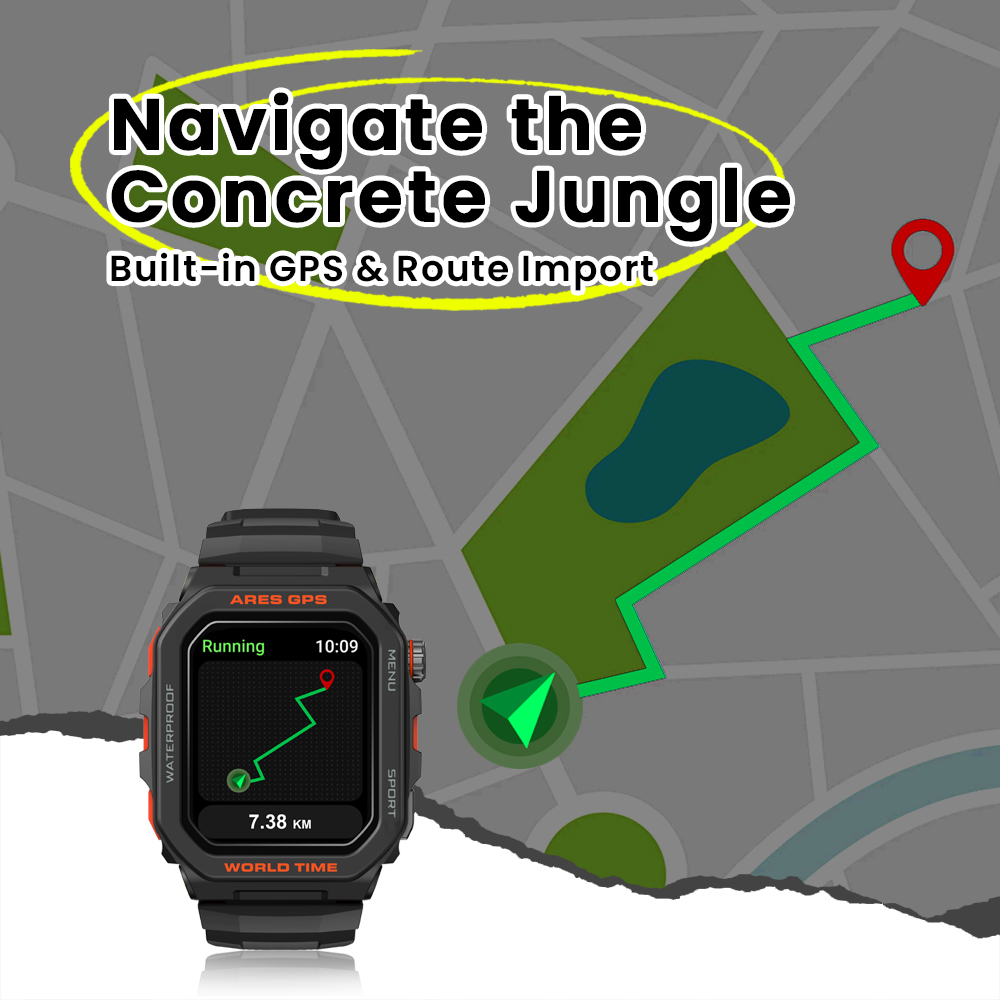 جديد Zeblaze Ares GPS ساعة ذكي - مراجعة Smartwatch Instagram وسعره