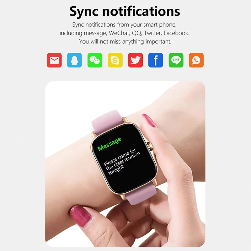 ساعة ذكية رياضية مقاومة للماء  - مراجعة Smartwatch Instagram وسعره