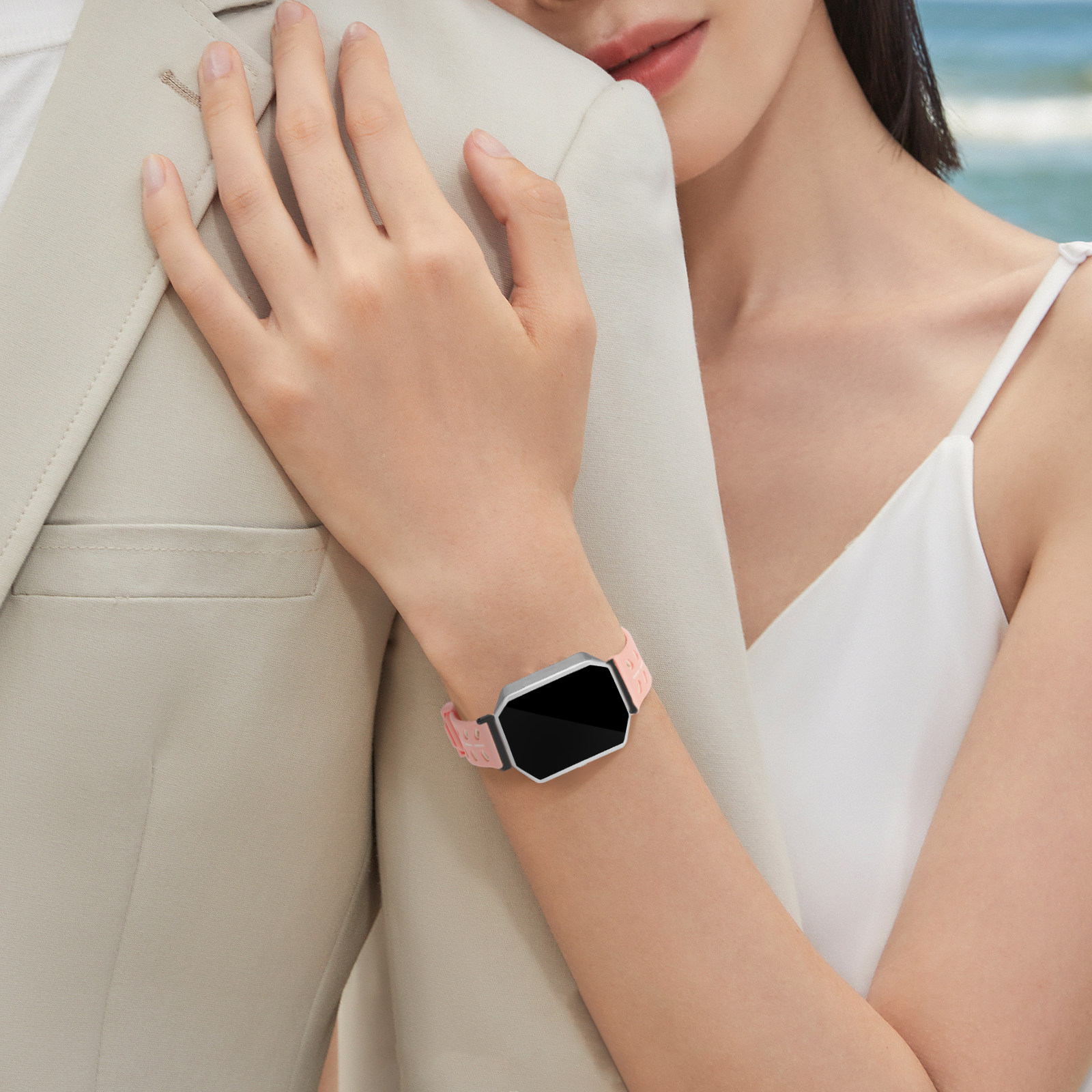 قطعتان من موصلات حزام الساعة ا - مراجعة Smartwatch Straps & Accessories وسعره