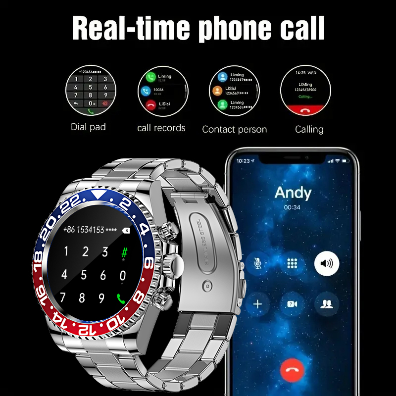 ساعة ذكية رجل Smartwatch AW12  - مراجعة Smartwatch X18 وسعره