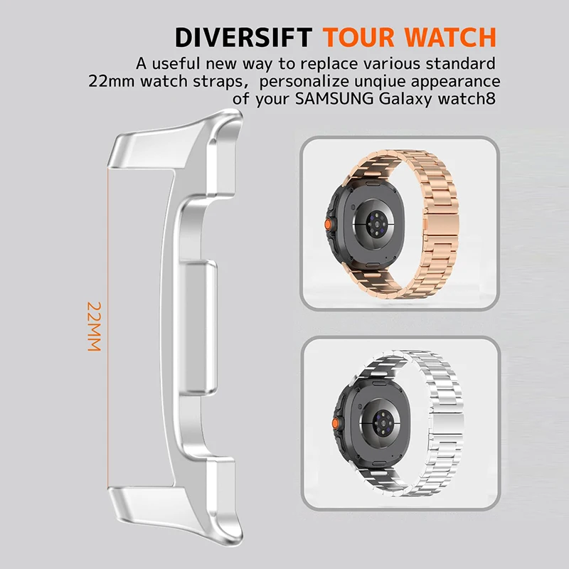 22 مللي متر حزام الساعات موصل  - مراجعة Smartwatch Straps & Accessories وسعره