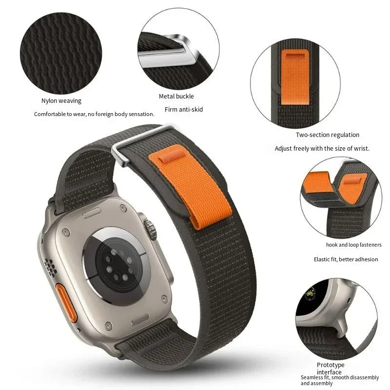 درب حلقة حزام لساعة أبل الترا  - مراجعة Solo Loop Strap وسعره